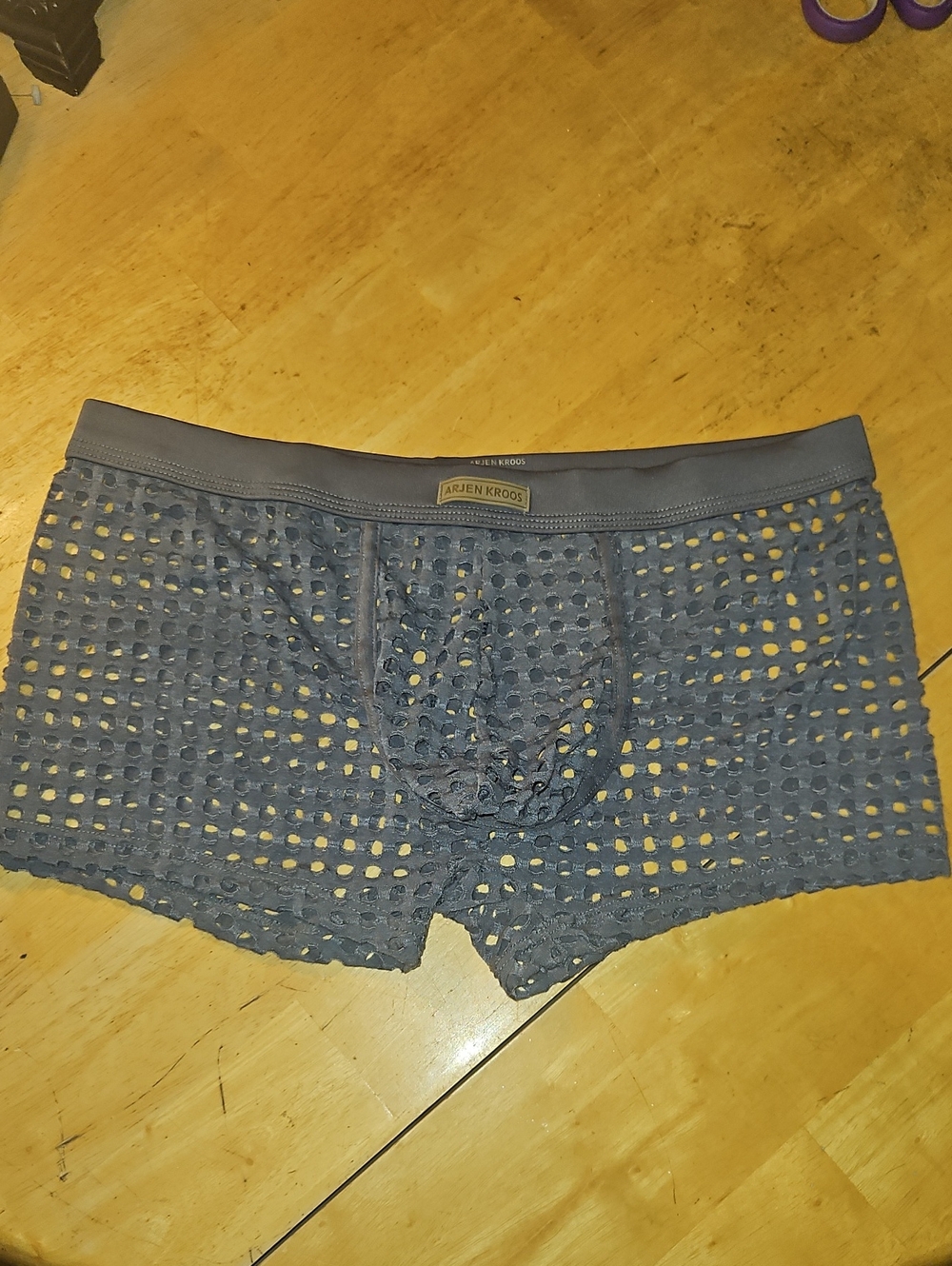 Arjen Kroos Men’s Navy Mesh Boxer Briefs